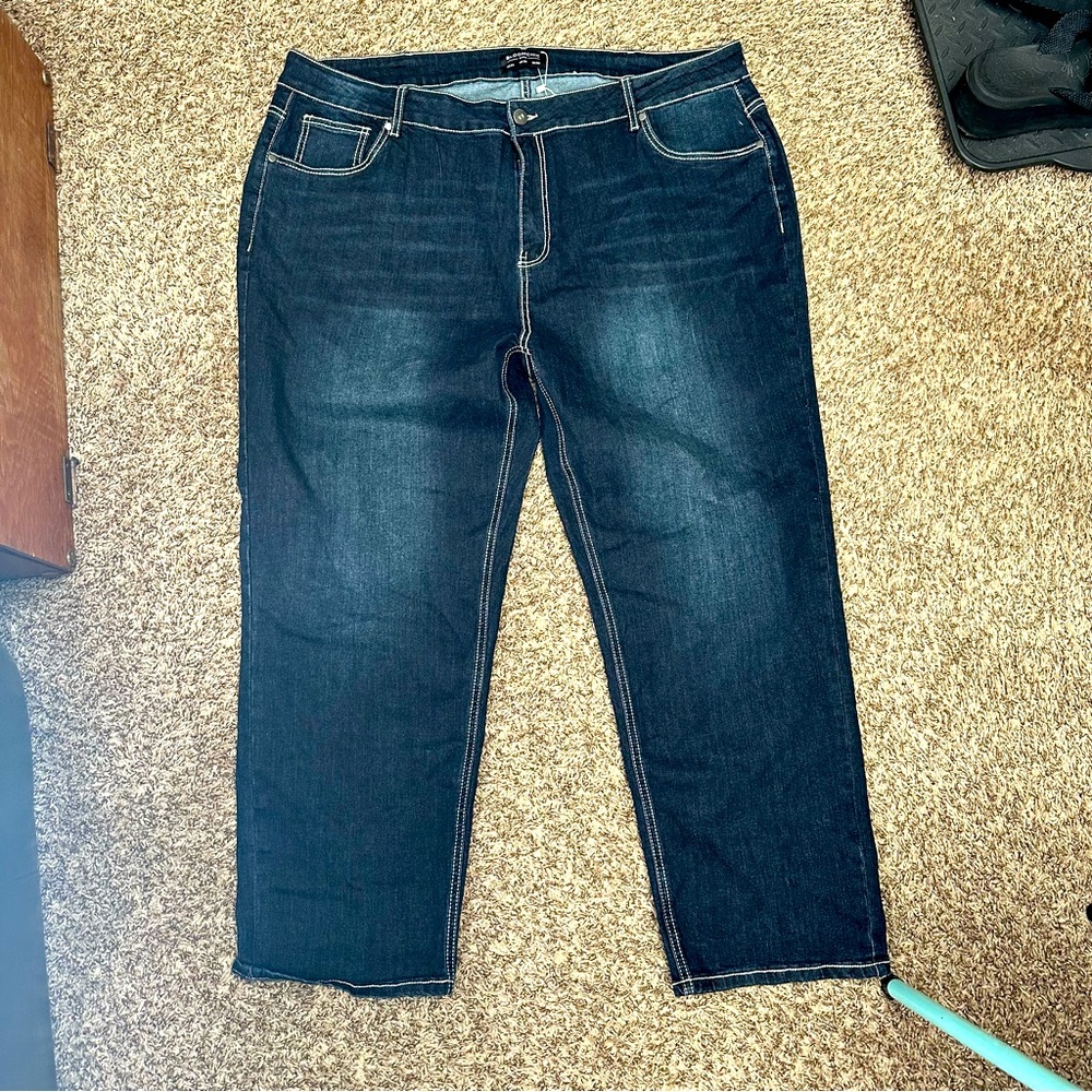NWT-Plus Size:24 ~ Dark Wash High Rise Jeans